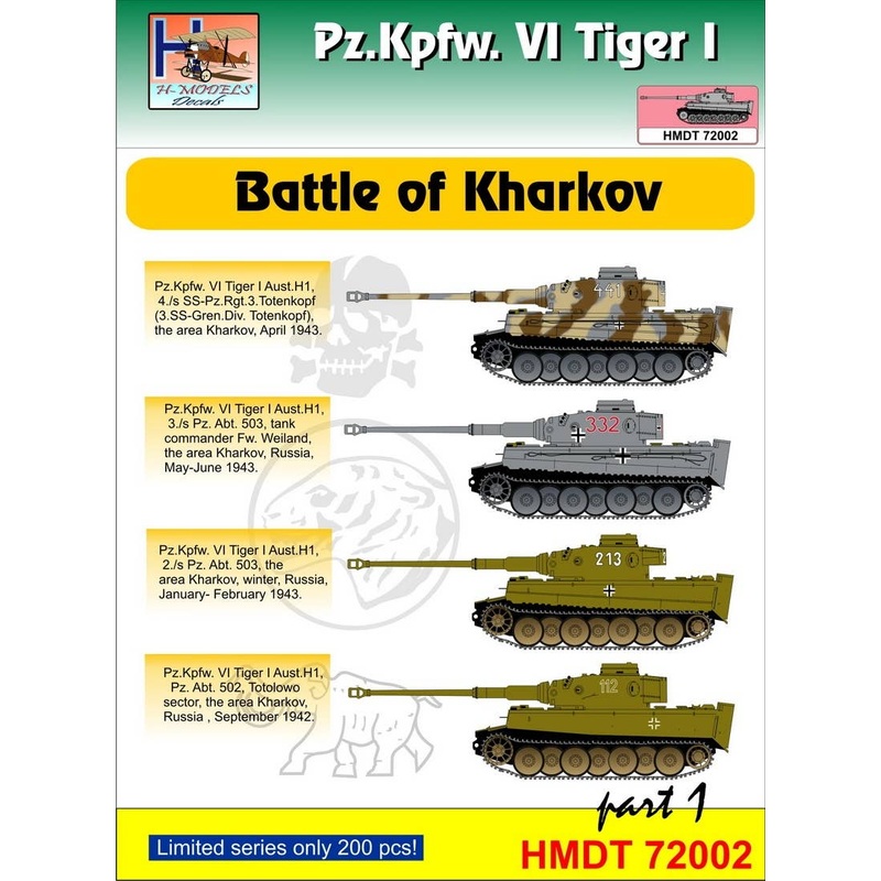 1/72 Pz.Kpfw.VI Tiger I Battle of Kharkov, Pt.1