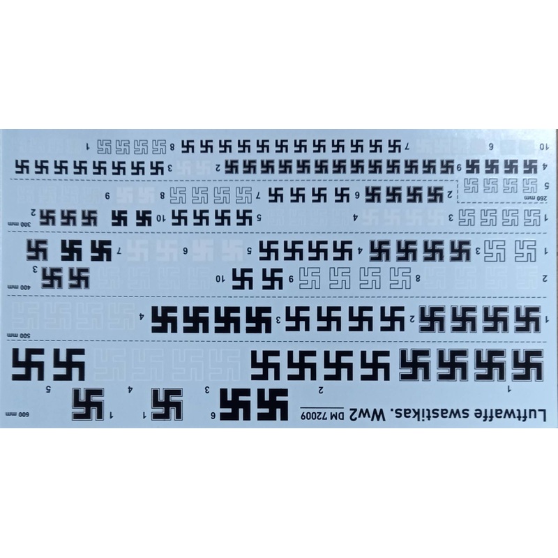 1/72 WWII Luftwaffe swastikas