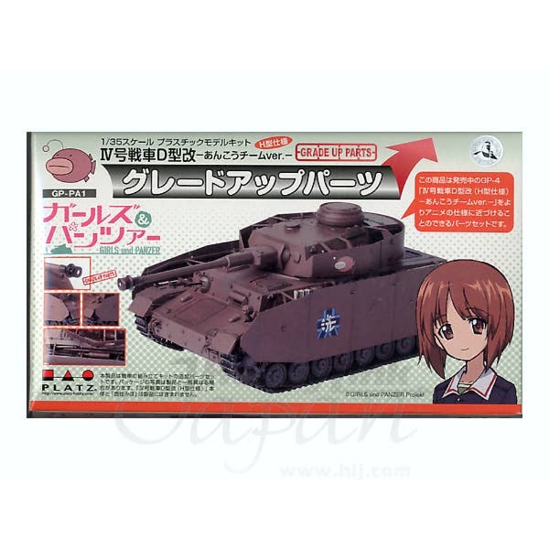 Girls und Panzer: Pz.Kpfw. IV Ausf.D (H Type Specifications) Upgrading Parts