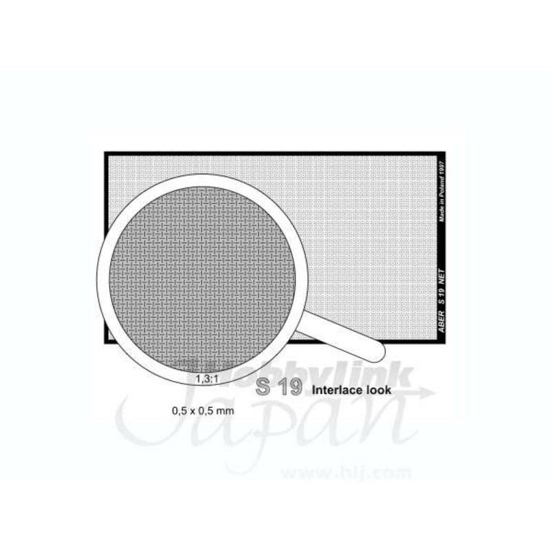 Nets Interlace Look and Hexagonal Set 19 (80x45mm)