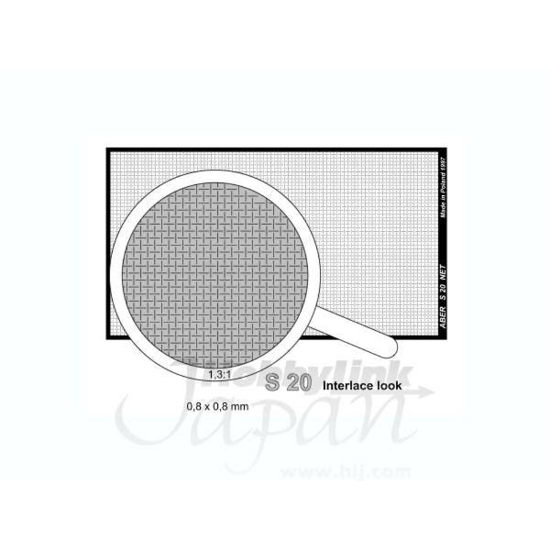 Nets Interlace Look and Hexagonal Set 20 (80x45mm)