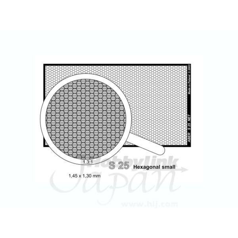 Nets Interlace Look and Hexagonal Set 25 (80x45mm)