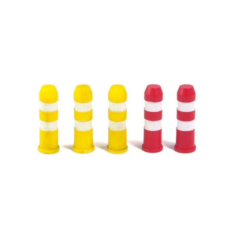 Plastic Road Bollards (5 pcs.)