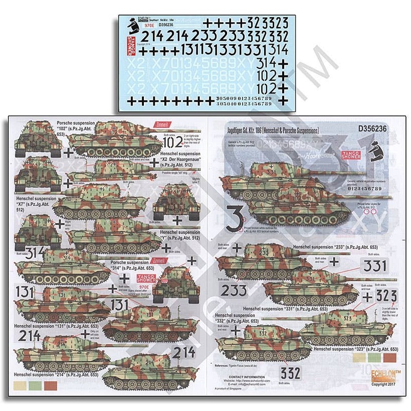 1/35 Jagdtiger Sd.Kfz. 186 (Henschel & Porsche Suspensions)