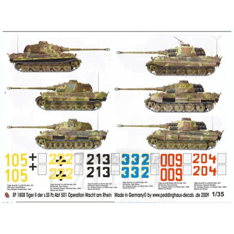 1/35 King Tigers Abteilung 501 1944