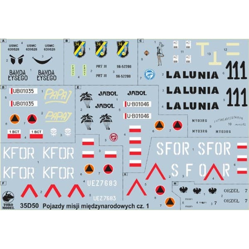 1/35 Polish Army Vehicles on Foreign Missions Vol.1