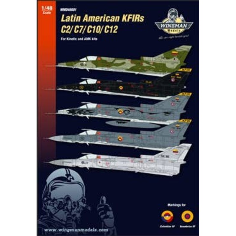 1/48 Latin American KFIRs Decals
