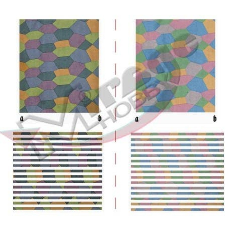 1/48 Lozenge Day, Five Color, Dark & Light Pattern (WWI) (for 1 Model)