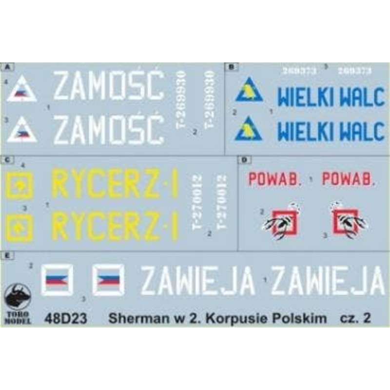 1/48 Polish Sherman Italian Campaign Polish Second Army 1945 Vol.2