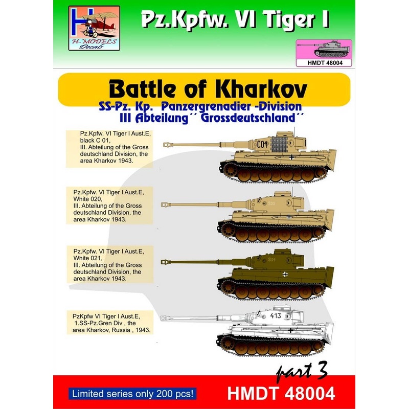 1/48 Pz.Kpfw.VI?Tiger I Battle of Kharkov (SS-Pz.Kp. Grossdeutschland) Pt.3