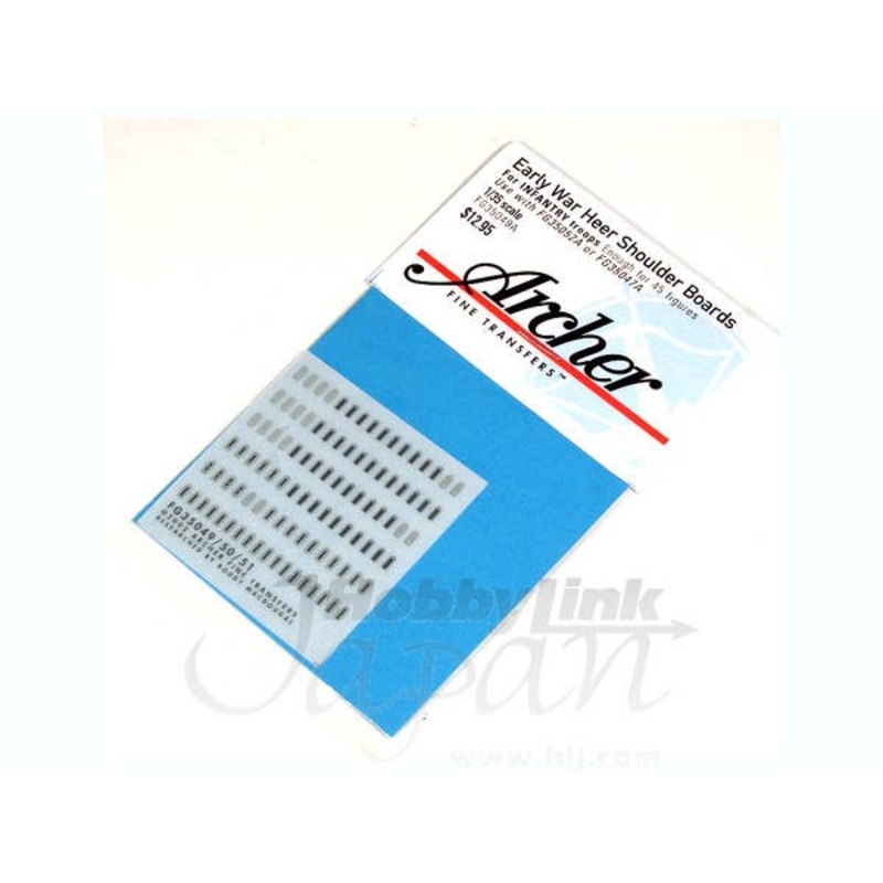 1/35 Early War Heer Shoulder Boards for Infantry Troops