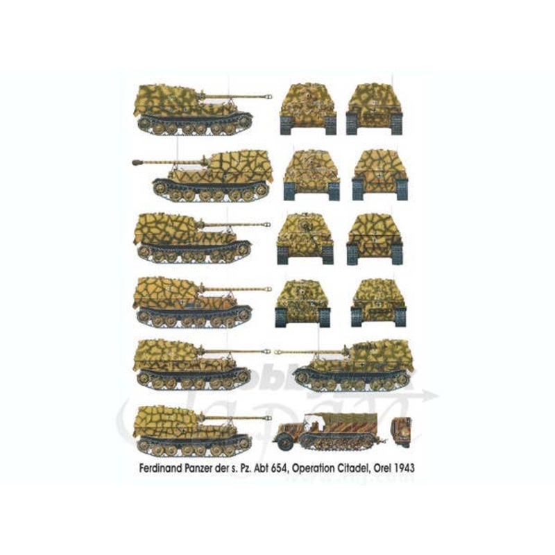 1/35 Ferdinand SPGs  s.Pz.Abt 654