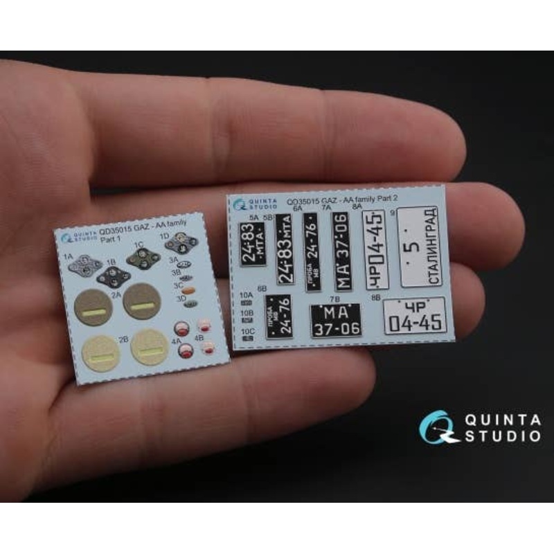 1/35 GAZ-AA/AAA Family Interior 3D Decal (For All Kits)