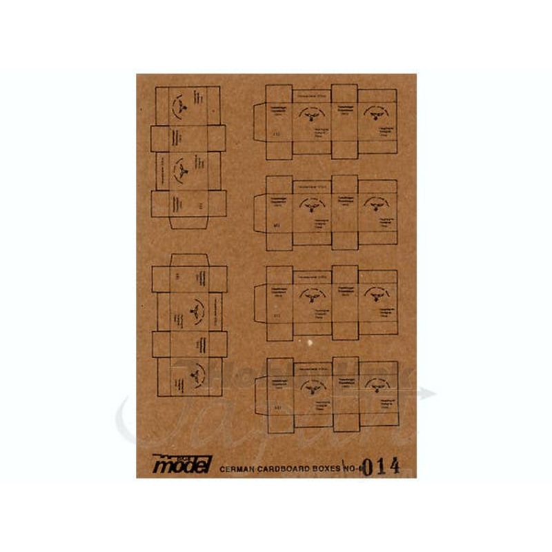 1/35 German Cardboard Boxes