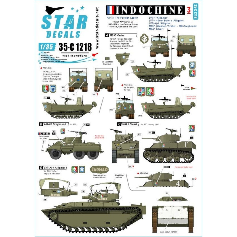 1/35 Indochine #3 The Foreign Legion Regiment Etranger Cavalerie