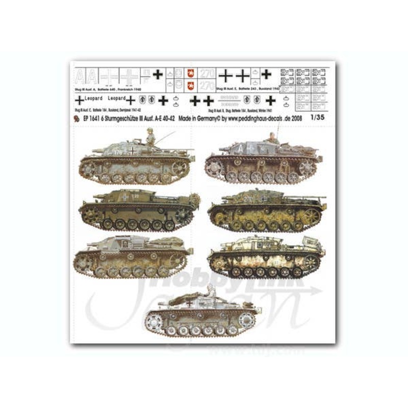 1/35 Markings for StuG III Ausf A-E