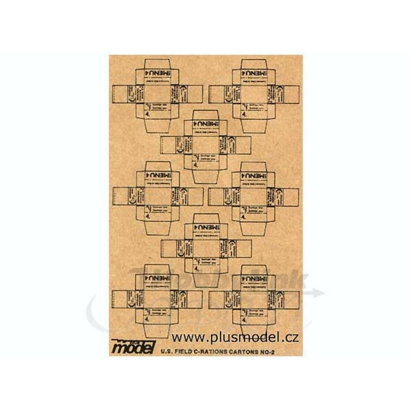 1/35 U.S. Field C-Ration Cartons