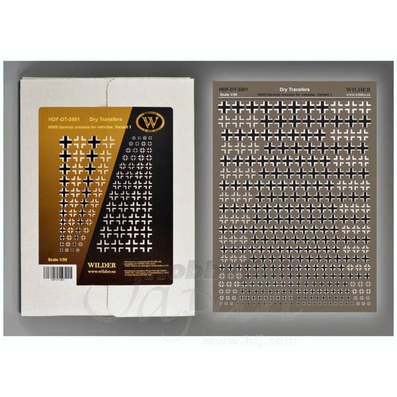 1/35 WWII German Crosses for Vehicles, Variant 1