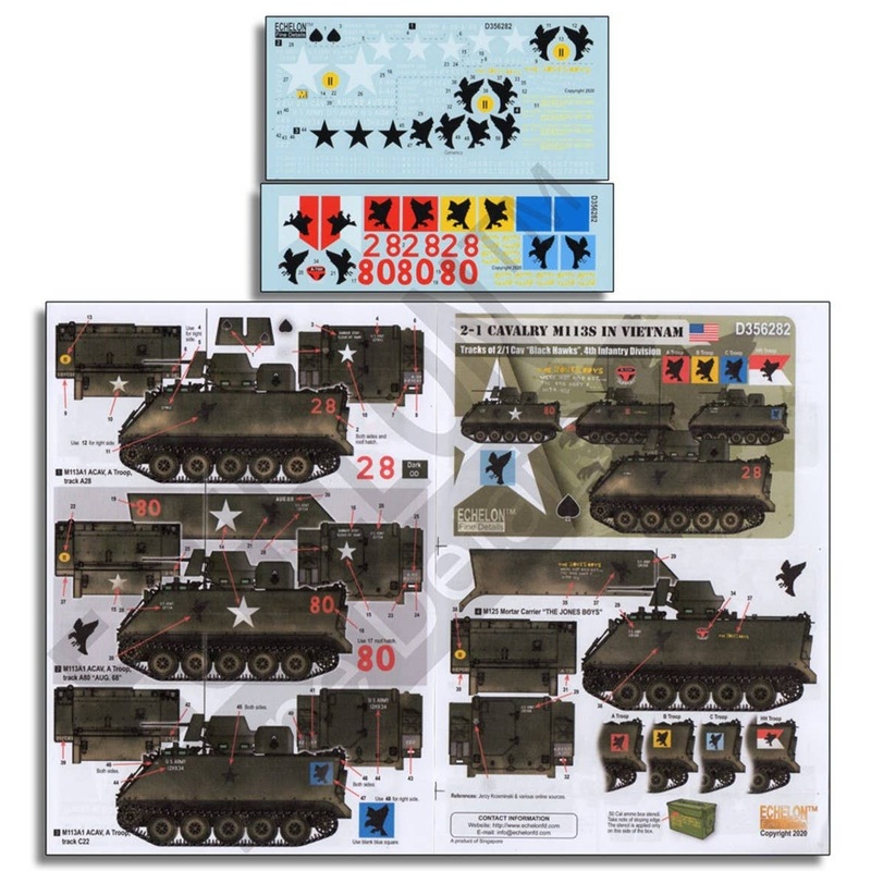 1/35 2-1 Cav M113s in Vietnam
