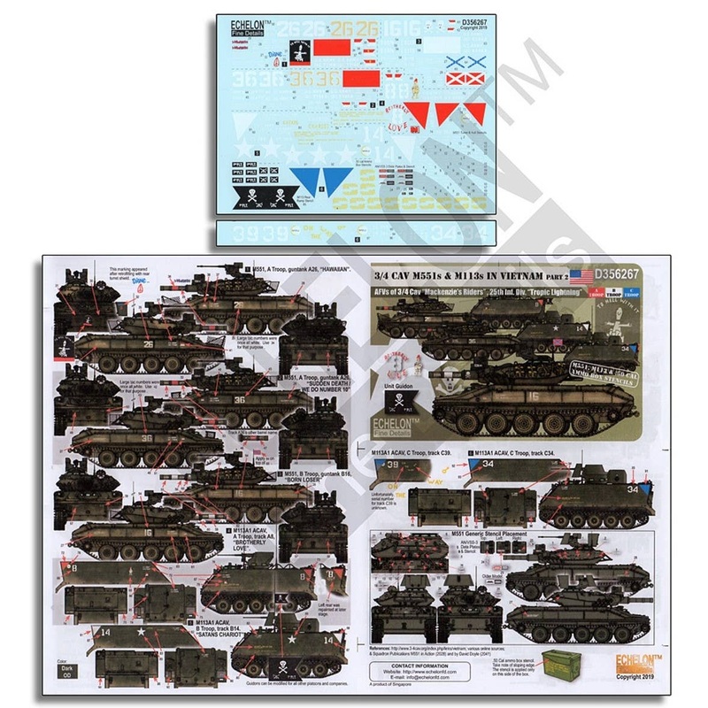 1/35 3/4 CAV M551s & M113s in Vietnam (Part 2)