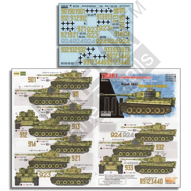 1/35 3. SS-Schw.Pz.Rgt. Tiger Is Kursk 1943 Operation Citadel