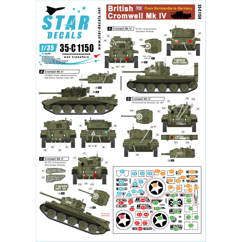 1/35 British Cromwell Mk IV From Normandie to Germany