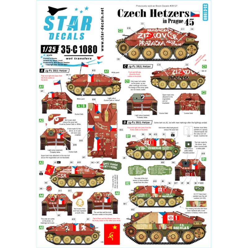 1/35 Czech Hetzers in Prague 1945