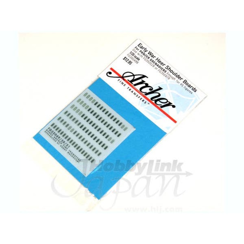 1/35 Early War Heer Shoulder Boards for Panzer Grenadiers