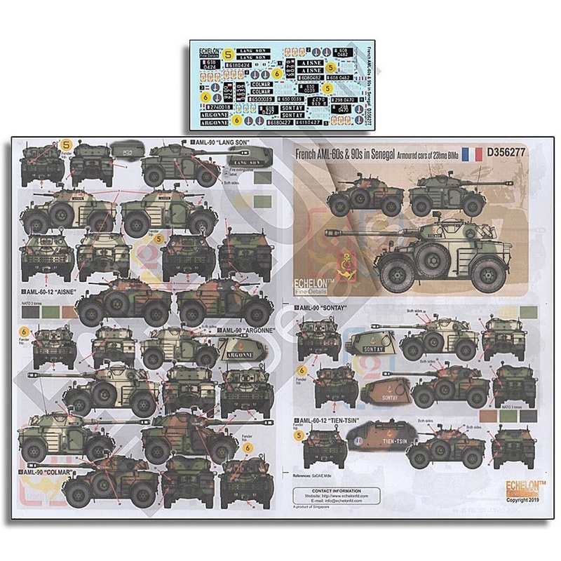 1/35 French AML 60s & 90s in Senegal