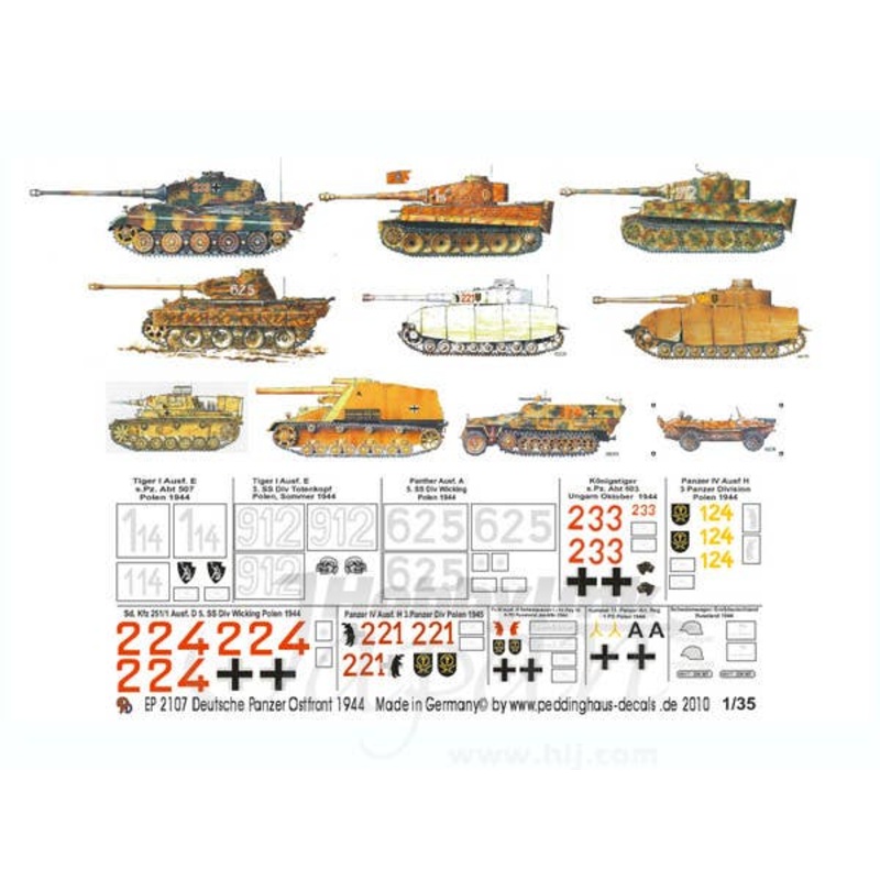 1/35 German Tank Markings Russia 1943