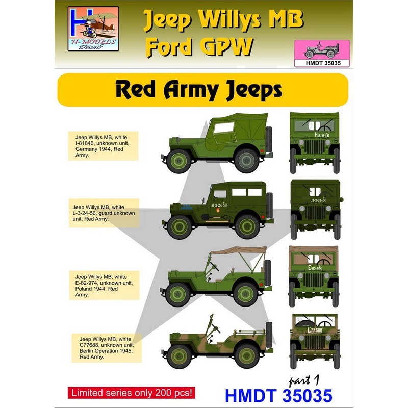 1/35 Jeep Willys MB/Ford GPW: Red Army, Pt.1