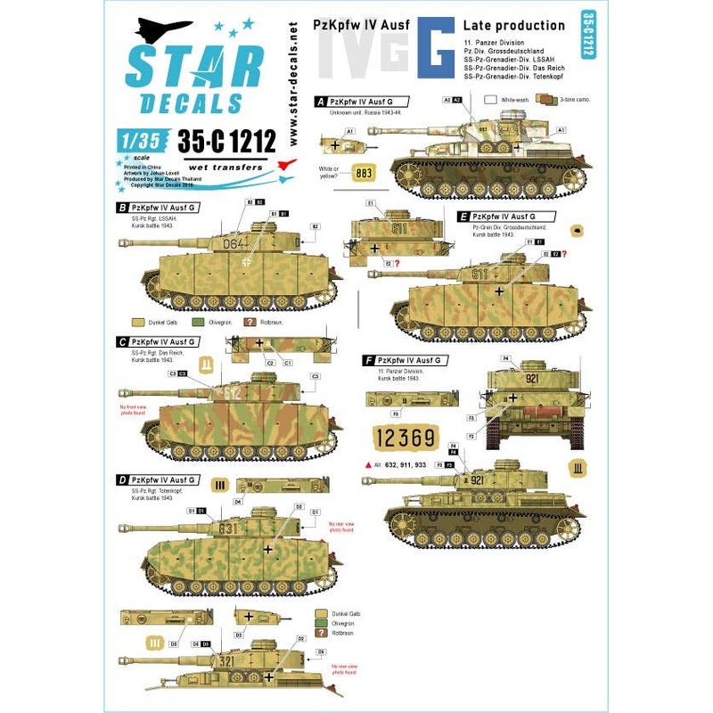1/35 Pzkpfw Iv Ausf G Late Production Ausf G on the Eastern Front 1943-44
