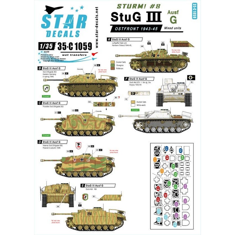 1/35 Sturm #8 - StuG III Ausf G, Ostfront 1943-45