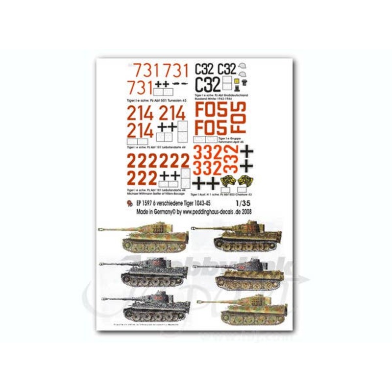 1/35 Tiger Tanks 1943-45