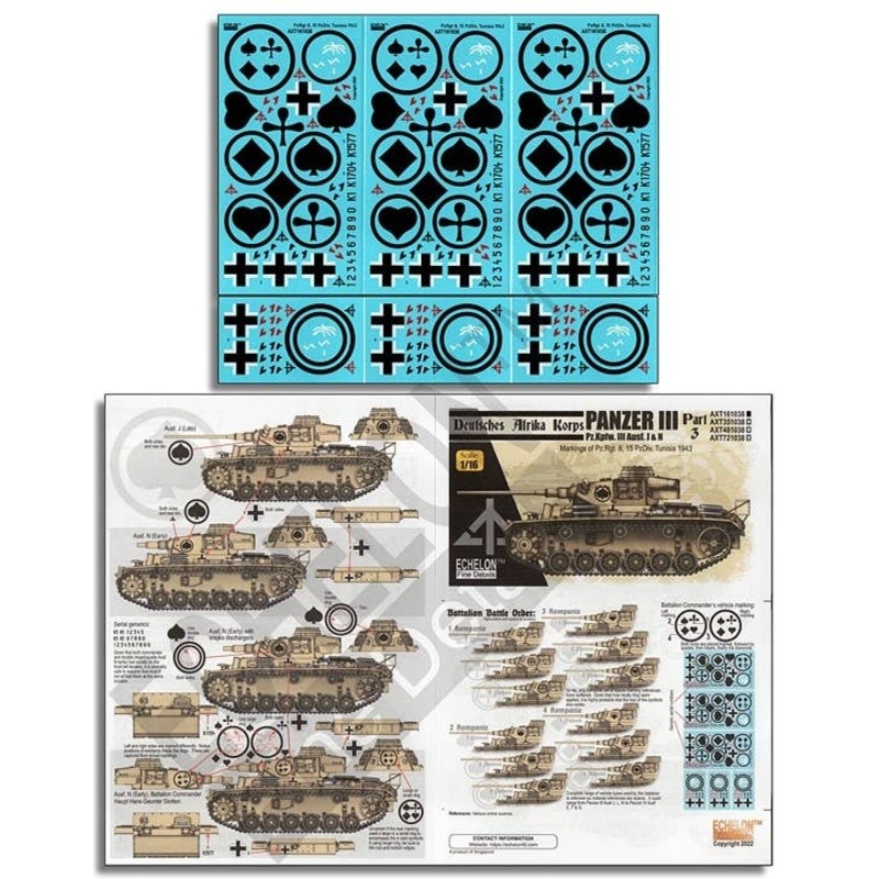1/16 WWII Germany German Africa Corps (DAK) Panzer III Part 3