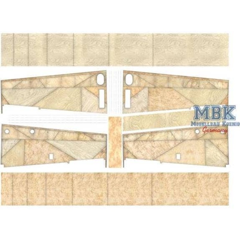 1/32 Ju EF-126 "Eri" / EF-127 "Wally" Wood Grain Decal Set
