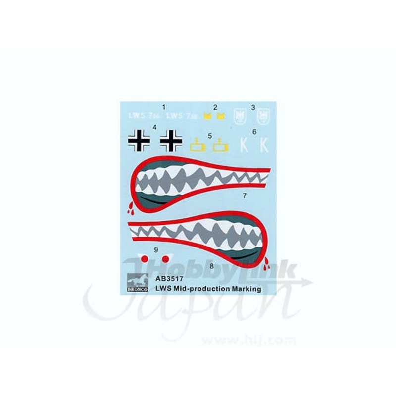 1/35 Special Marking Decal for LWS Mid-Production Type