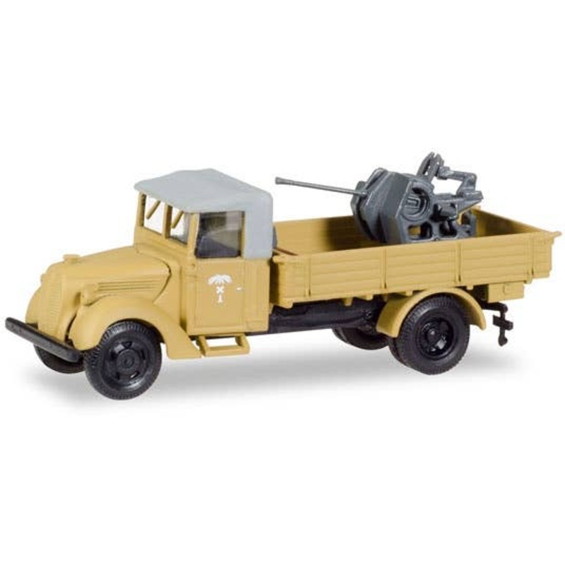 1/87 Ford 997 T with 37mm Flak Gun Deutsche Afrika Korps von Rommel