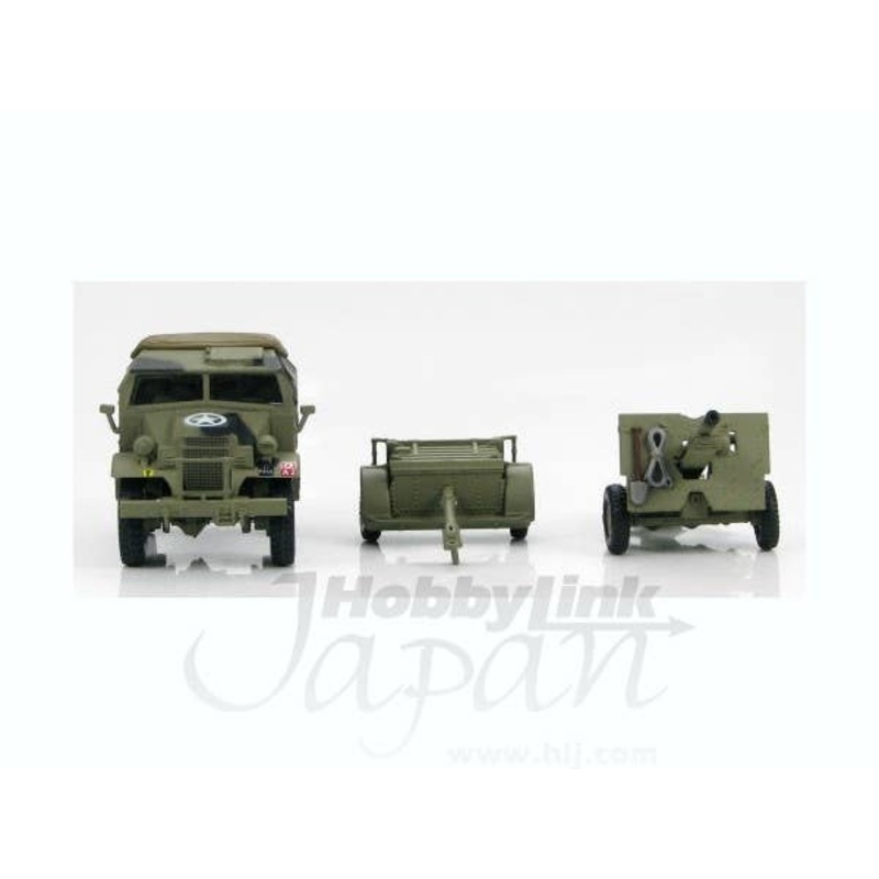1/72 British Quad Gun Tractor w/25 Pdr Gun Gold Beach D-Day Plus 2