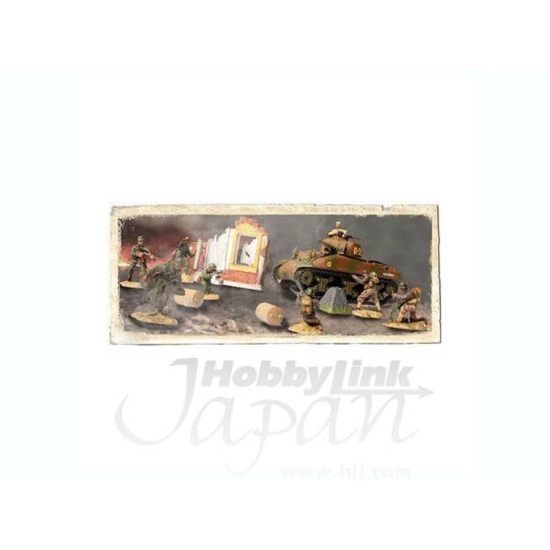 1/72 M4A1 Sherman & Soldier Set France 1944