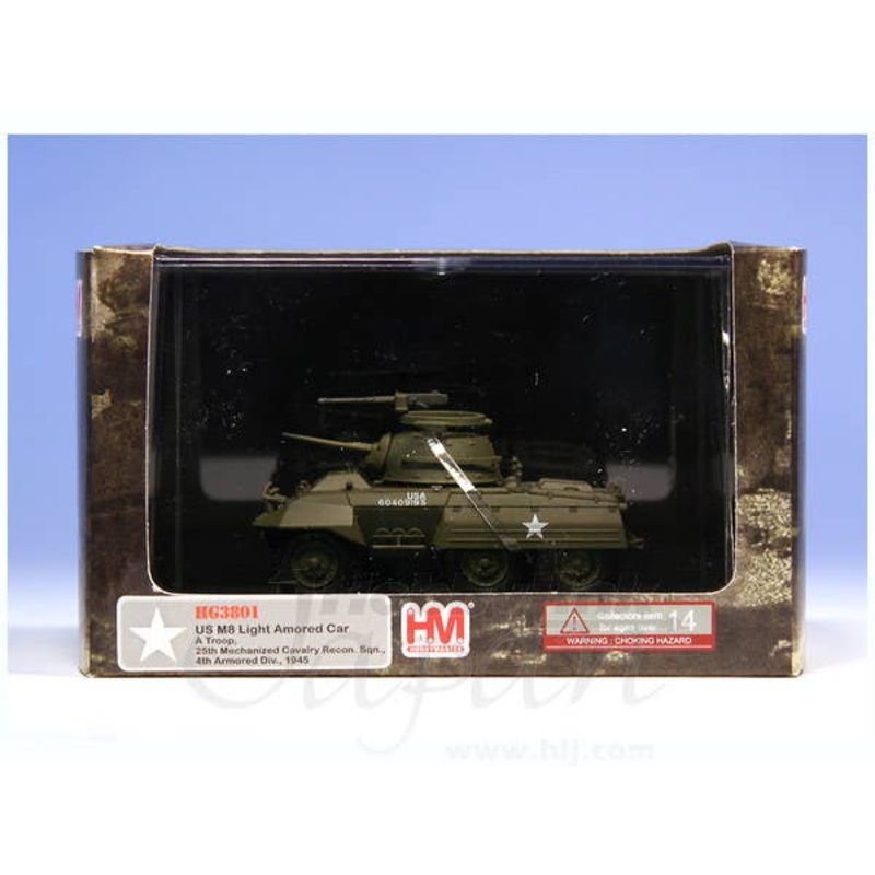 1/72 US M8 Light Armored Car, A Troop, 4th Armored Div.