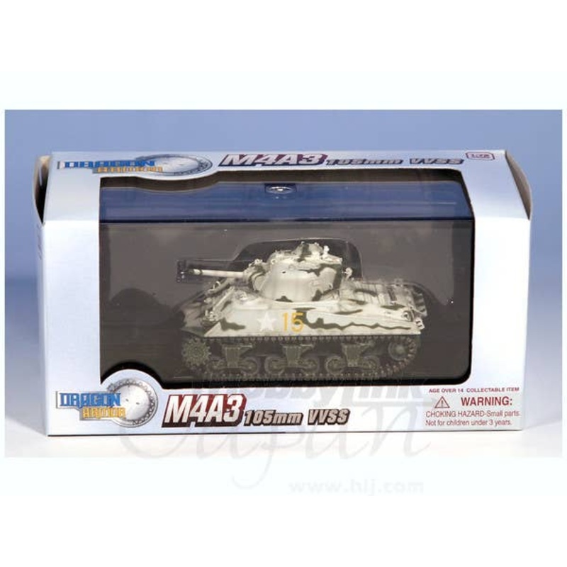 1/72 M4A3 105mm VVSS 6th Armored Div 1945