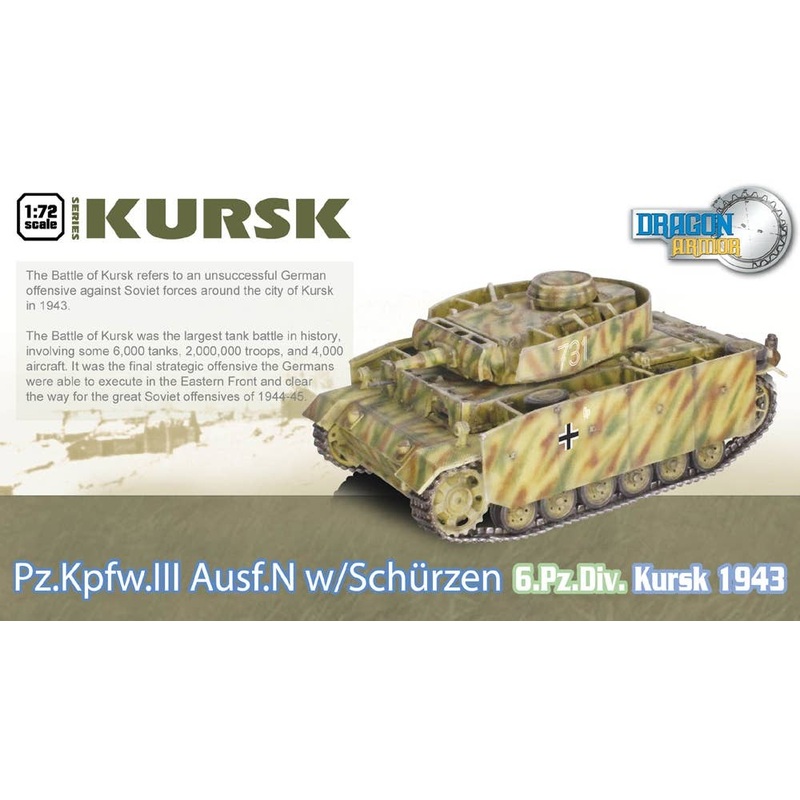 1/72 Pz.Kpfw.III Ausf.N w/Schurzen 6.Pz.Div., Kursk 1943