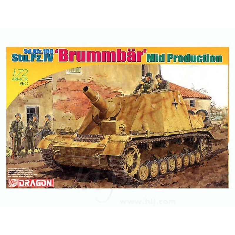 1/72 Sd.Kfz.166 Stu.Pz.IV Brummbar Mid Production