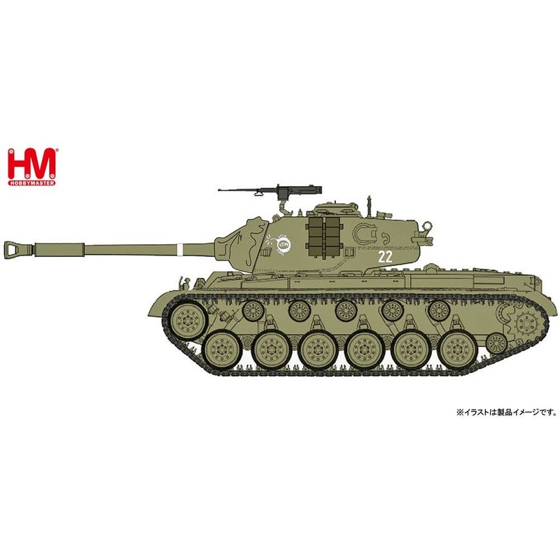 1/72 US M46 Patton Medium Tank 7th Infantry Division, 31st Infantry Rgt., Tank Company, 1951