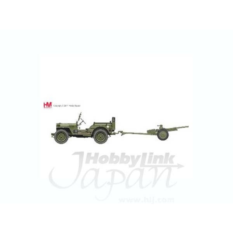 1/72 US Willys Jeep with 37mm M3A1 Anti-Tank Gun