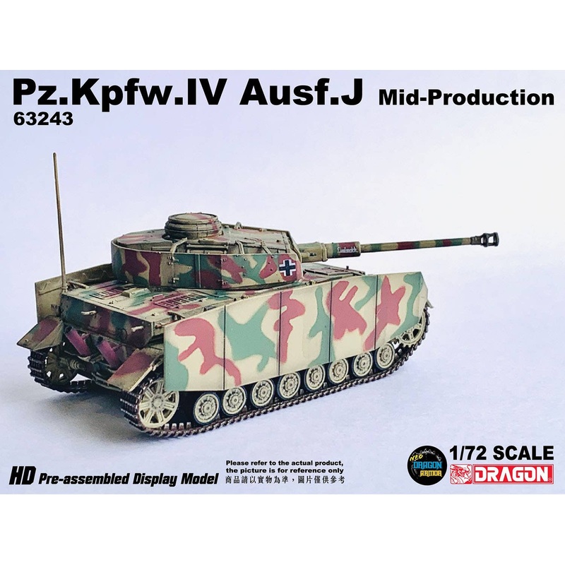 1/72 WW.II German Army Panzer IV Type J Mid-term Production Type 15th Panzer Grenadier Division 115th Tank War Belgium 1944 Completed Product