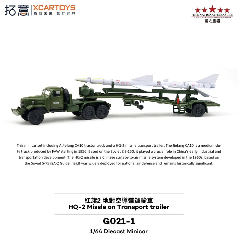 1/64 Hongqi 2 Area Air Guide Transport Vehicle