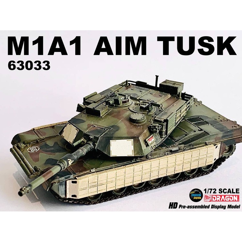 1/72 US Army M1A1 AIM TUSK 1st Infantry Division 4th Cavalry Regiment 1st Battalion Quarter Horse Iraq 2004 Completed Product