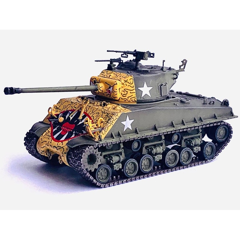 1/72 US Army M4A3E8 Easy Eight 25th Infantry Division Korean War 1951 Han River Finished Product